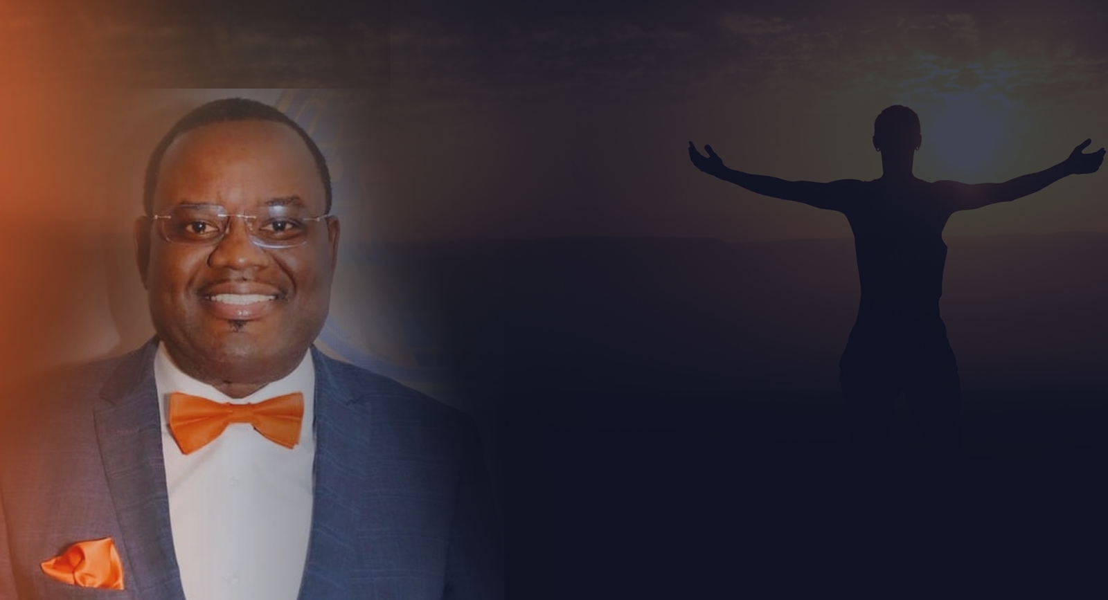 With Wife Elsie at a book signing event