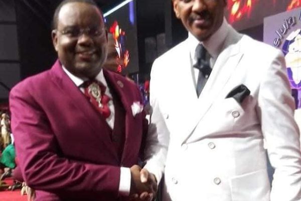 robenson germain with pastor Alph Lukau